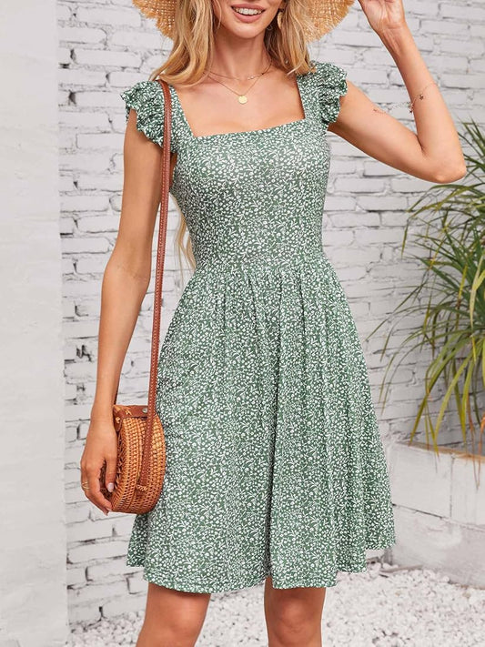 Green Sundress with Pockets – Stylish and Practical